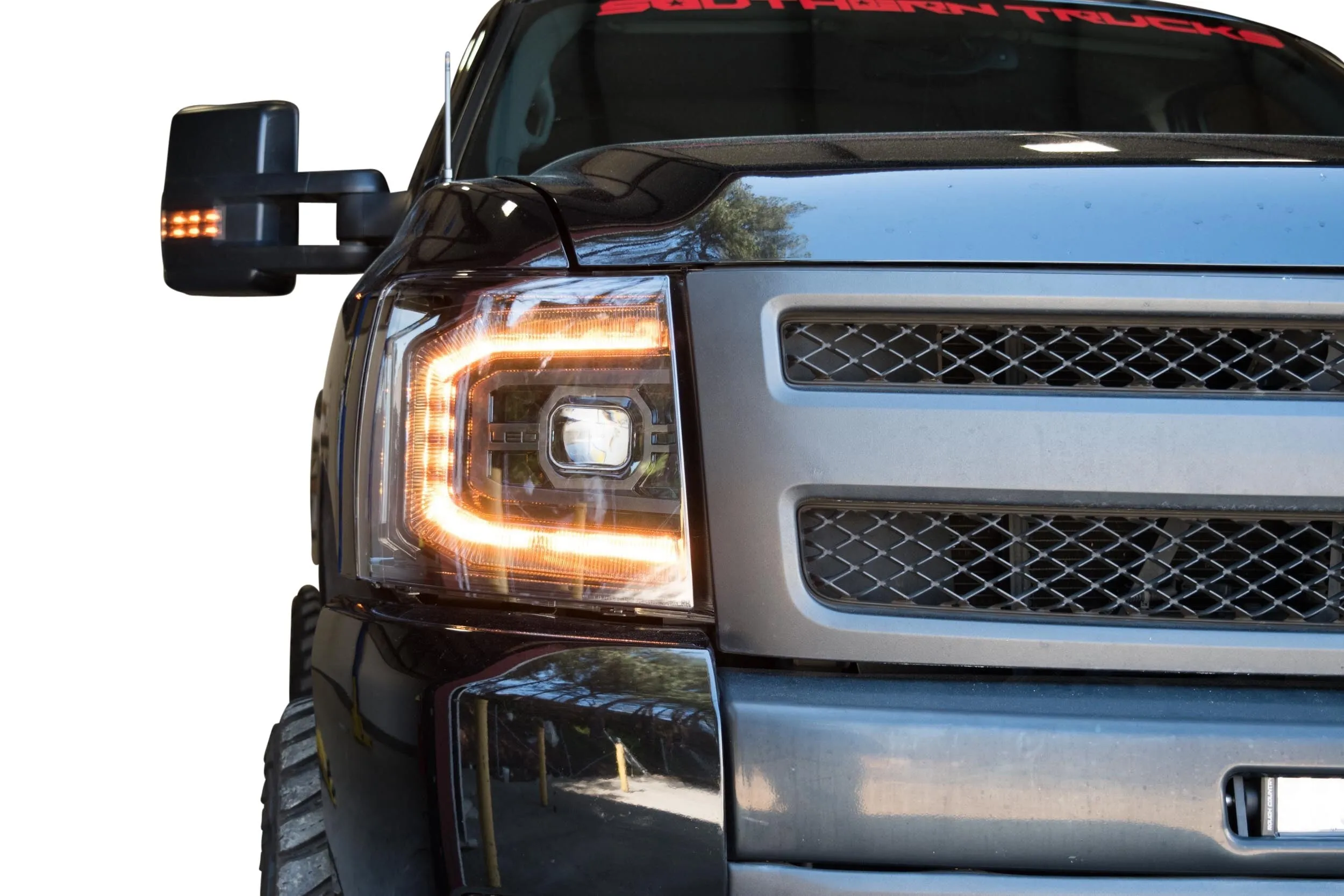 2007-2013 Chevrolet Silverado XB LED Headlights Colormatched