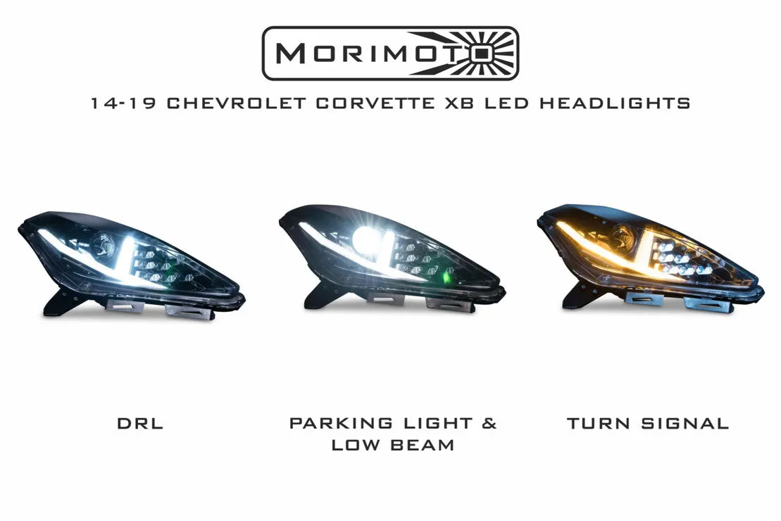 2014-2019 Chevrolet Corvette XB LED Headlights Colormatched