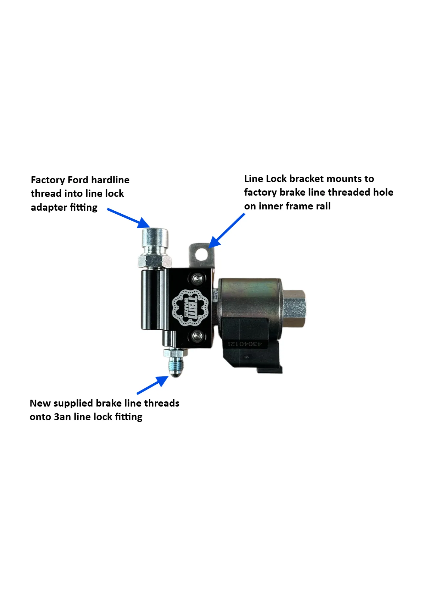 2015-24 S550/S650 Mustang TBM Dual Line Lock Kit w/ Brackets