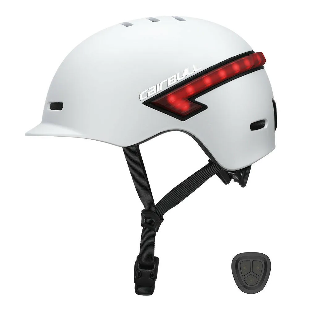 Bicycle Helmet Men Female Bike Smart Cycling Helmets Turn Signal Light Led Chargeable Electr Scooter Man Hat IPX4 Waterproof