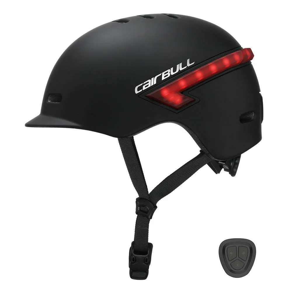 Bicycle Helmet Men Female Bike Smart Cycling Helmets Turn Signal Light Led Chargeable Electr Scooter Man Hat IPX4 Waterproof