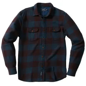 Boseman Heritage Flannel - Burgundy Slate