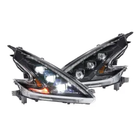 *Discontinued* 2009-2020 Nissan 370Z XB LED RHD Black Headlights (LF474-RHD)