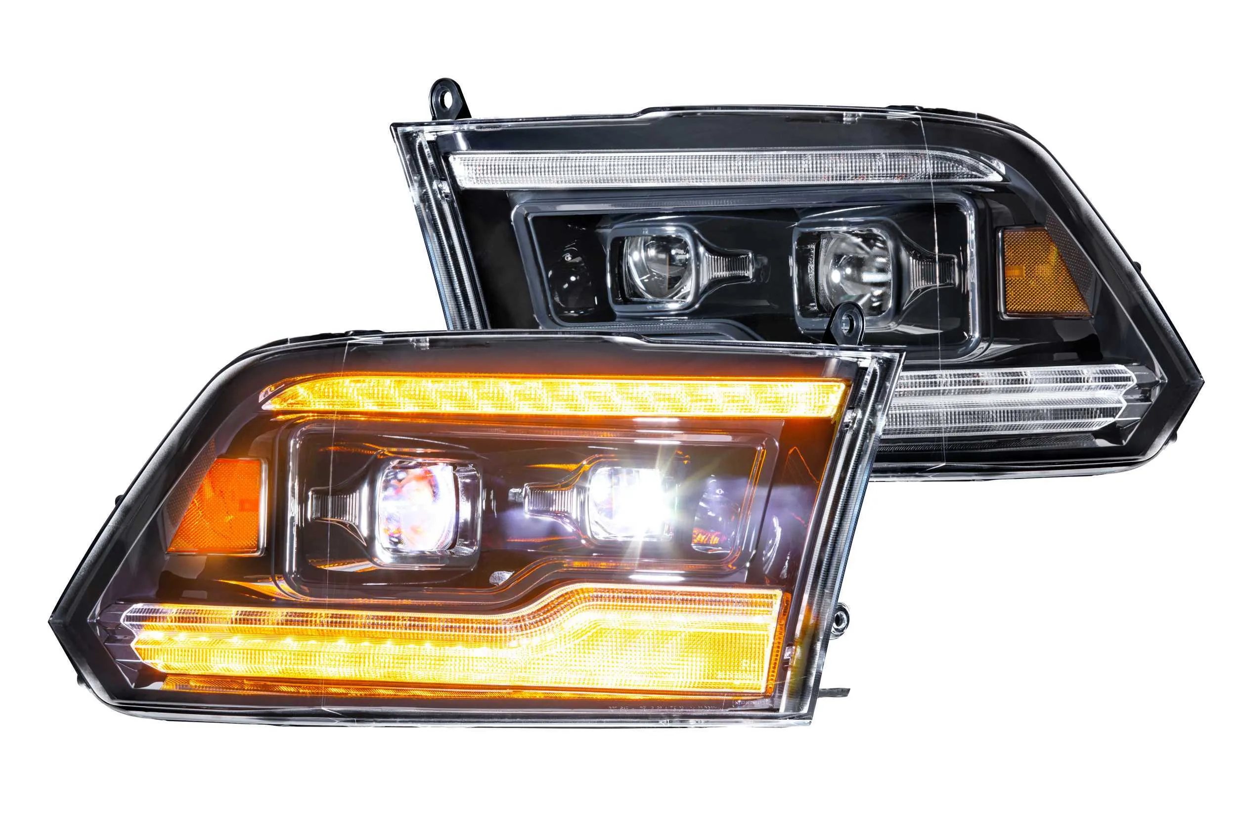 Dodge Ram (09-18): XB LED Headlights Amber DRL