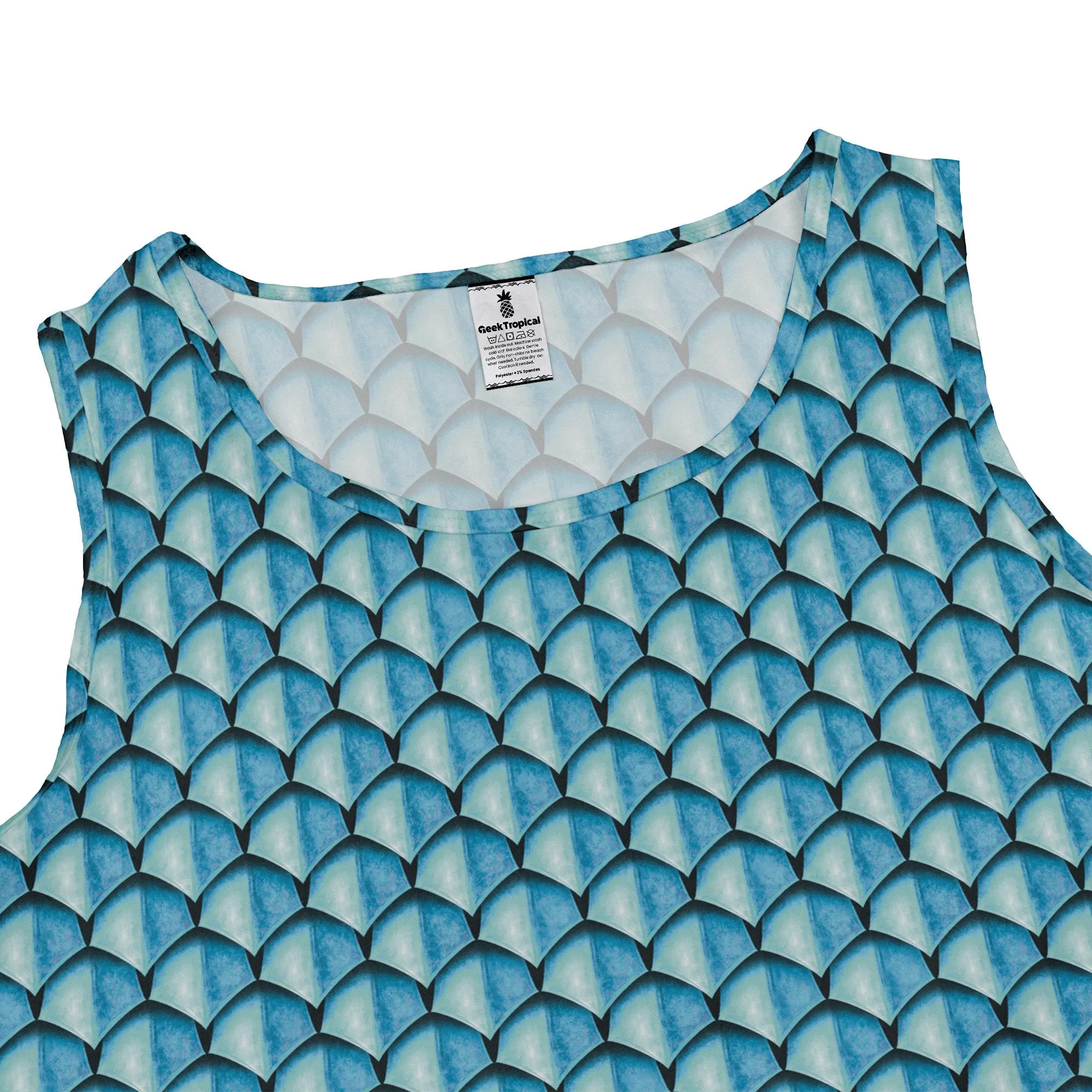 Dragon Scales Blue Dnd Dress