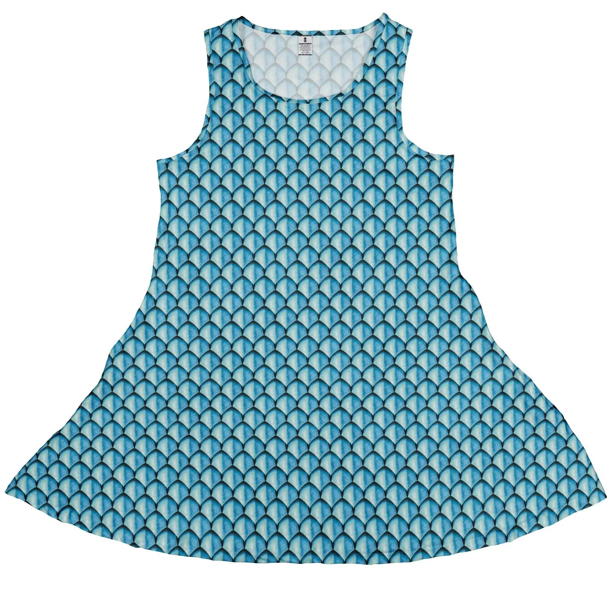 Dragon Scales Blue Dnd Dress