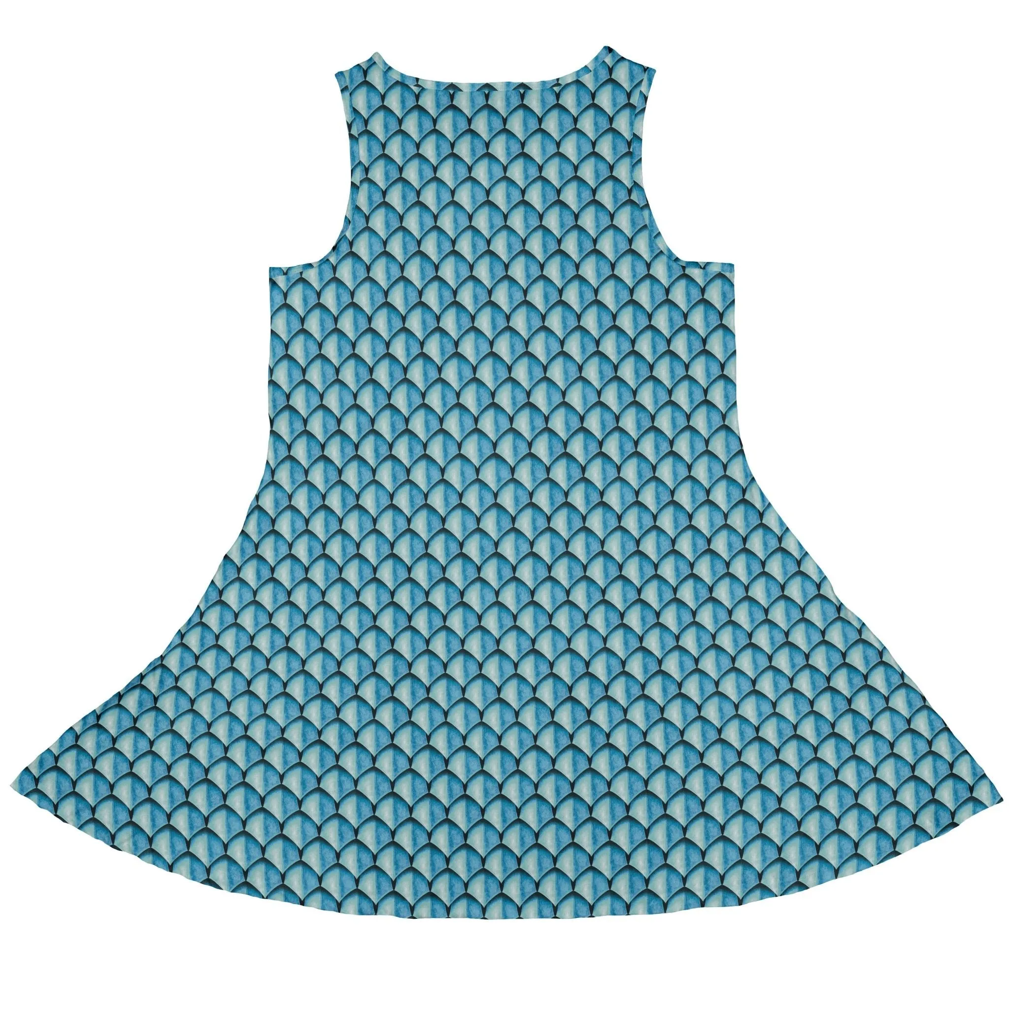 Dragon Scales Blue Dnd Dress