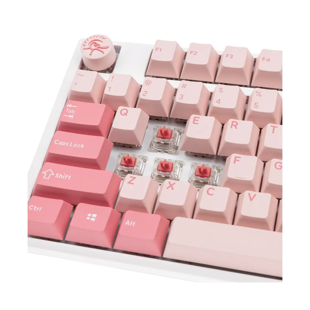 Ducky Mechanical Wired Gaming Keyboard One 3 Pink