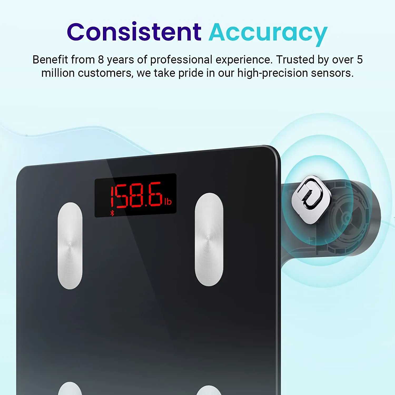 Etekcity Body Weight Bathroom Digital Weight Scale Smart Bluetooth Fitness App