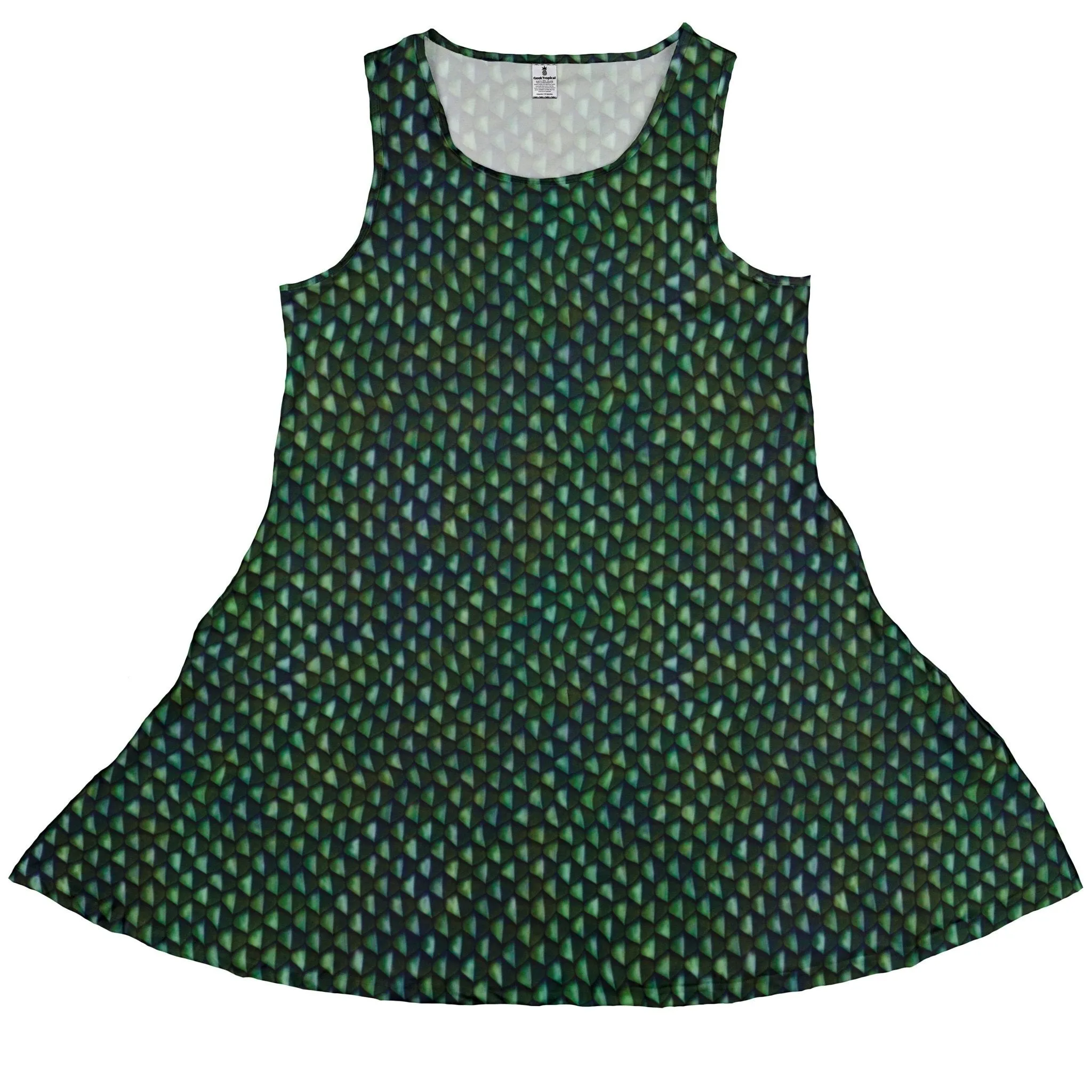 Green Dragon Scales Dress