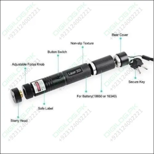 Handheld Focusable Green Laser Pen Zh 303 Rechargeable 100mw High Beam Green Laser Hunting Pointer