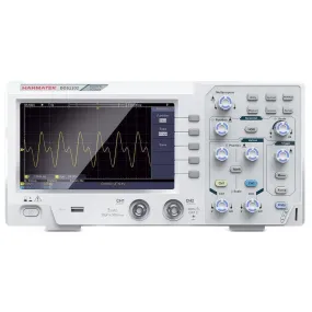 Hanmatek DOS1102 Digital Oscilloscope: 100mhz 2 channel 1gsa/s 7 inch LCD USB PC Connection