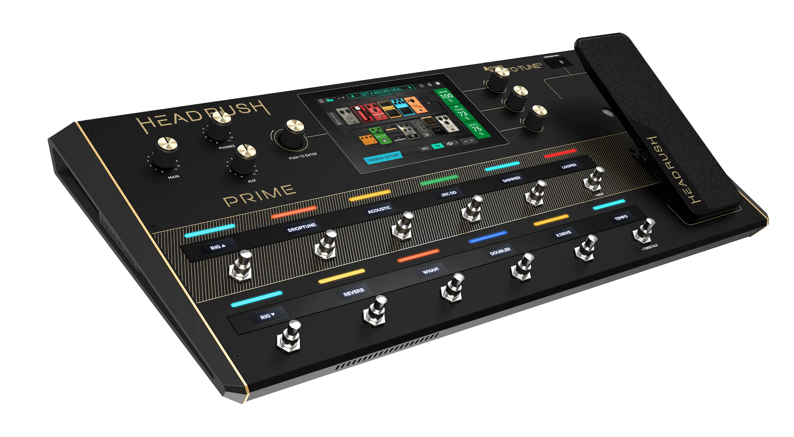 HeadRush Prime - Floor Pedal Guitar FX, Amp Modeller, and Vocal Processor