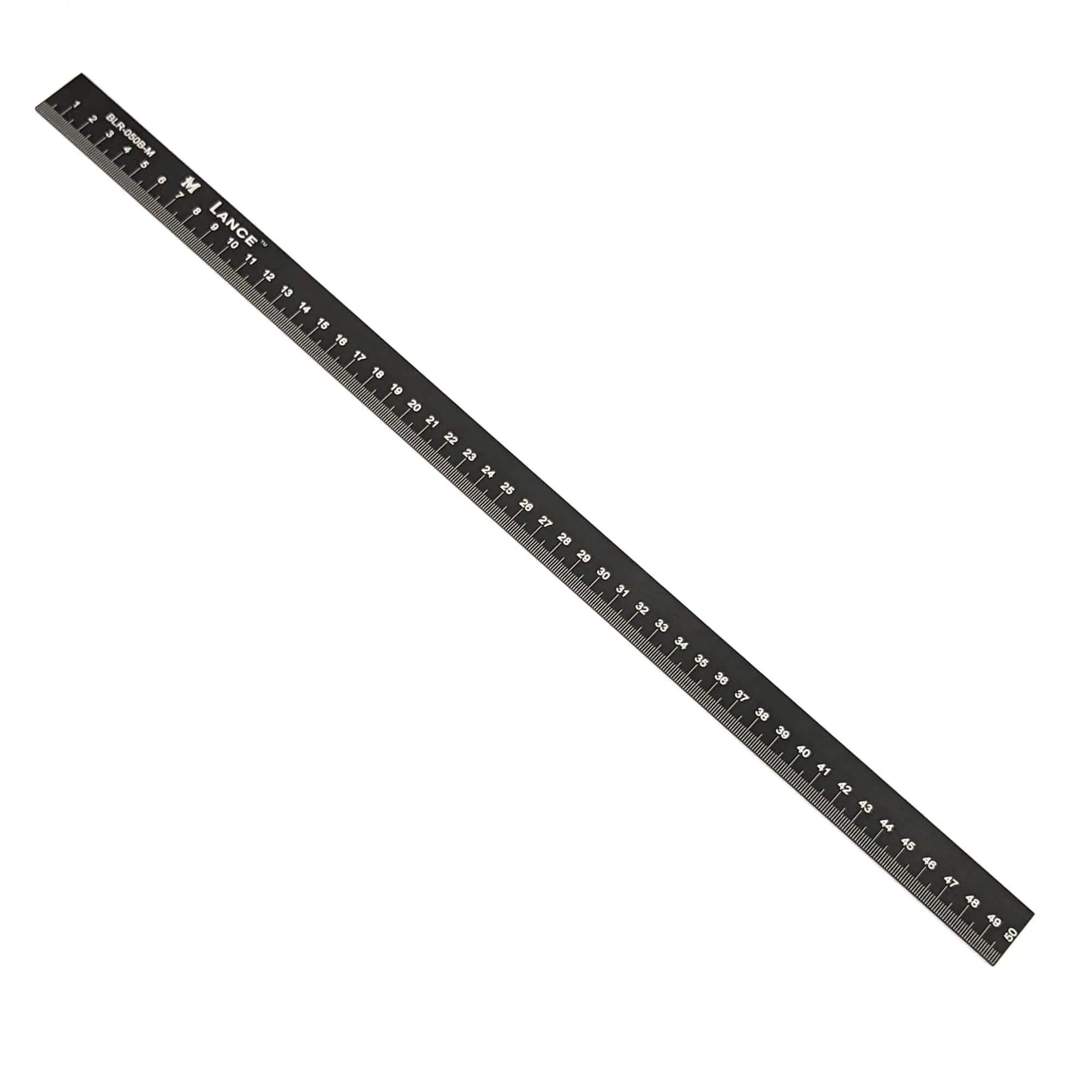 LANCE 100CM RIGHT/LEFT BOTTOM EDGE BLACK METRIC RULE