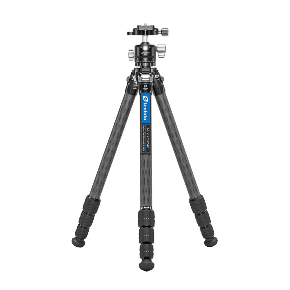 Leofoto LY-254C Mr.Y Series 4 Section Carbon Fibre Tripod with LH-30 Ball Head