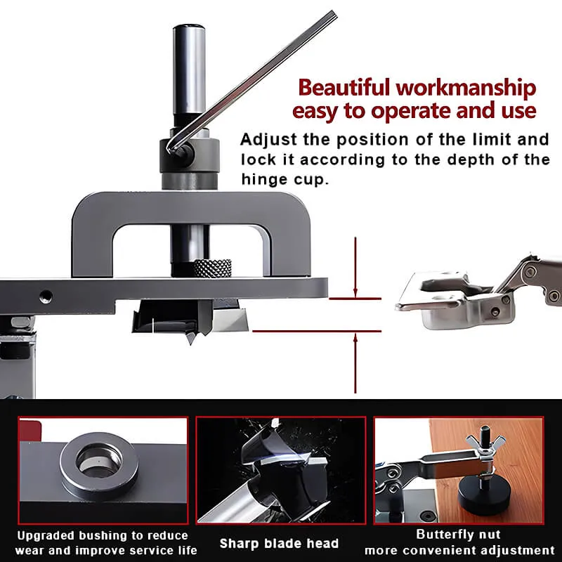 Levoite™ 35MM Concealed Hinge Boring Jig