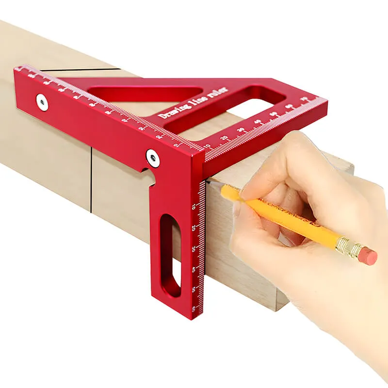 Levoite™ 3D Multi-Marking Square Protractor Miter Triangle Ruler Layout Measuring Tools