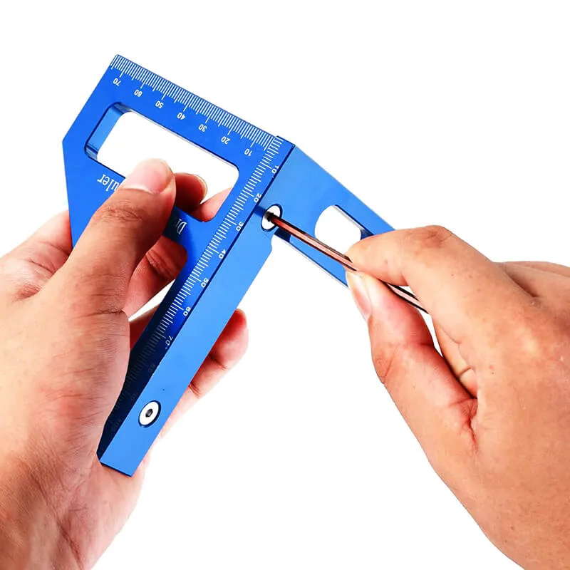 Levoite™ 3D Multi-Marking Square Protractor Miter Triangle Ruler Layout Measuring Tools