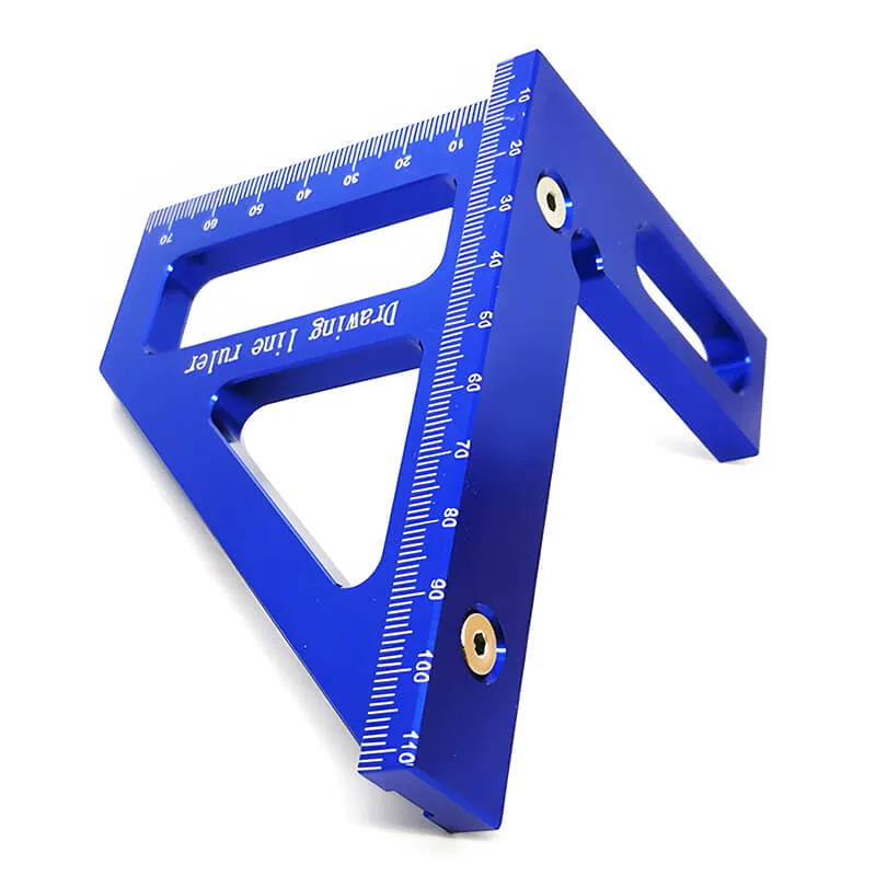 Levoite™ 3D Multi-Marking Square Protractor Miter Triangle Ruler Layout Measuring Tools