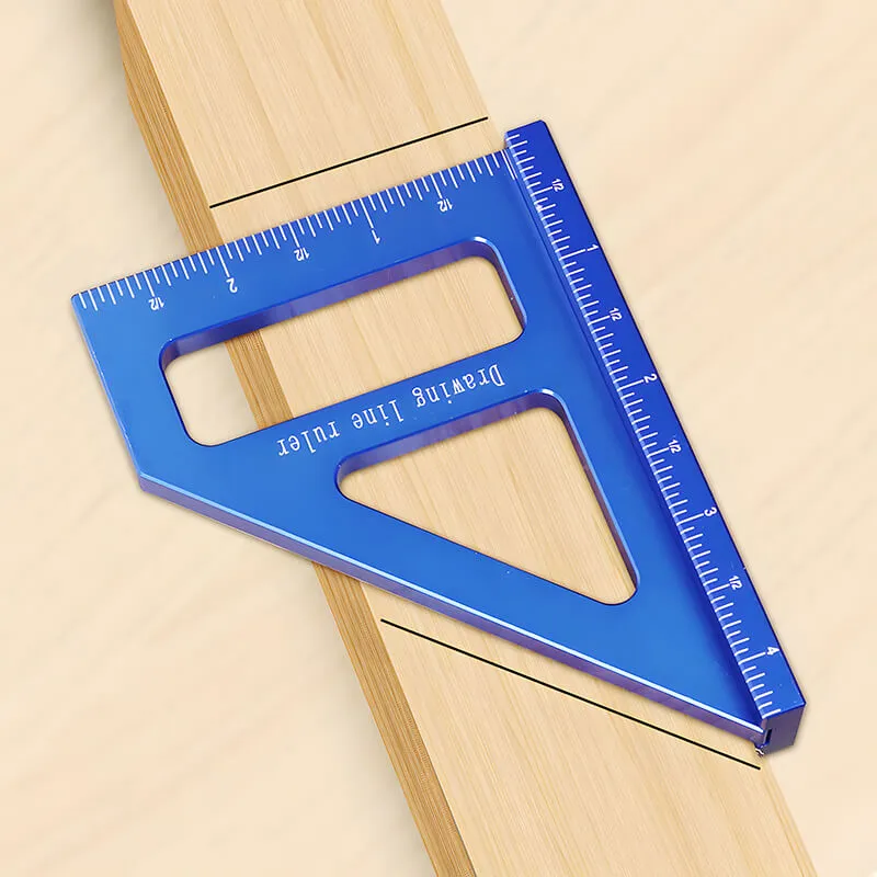 Levoite™ 3D Multi-Marking Square Protractor Miter Triangle Ruler Layout Measuring Tools