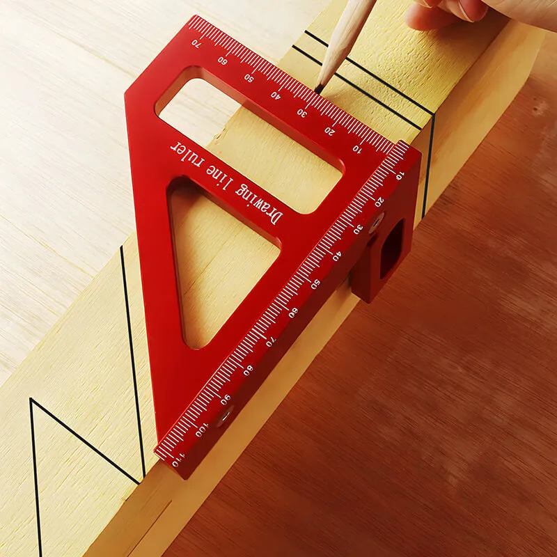 Levoite™ 3D Multi-Marking Square Protractor Miter Triangle Ruler Layout Measuring Tools