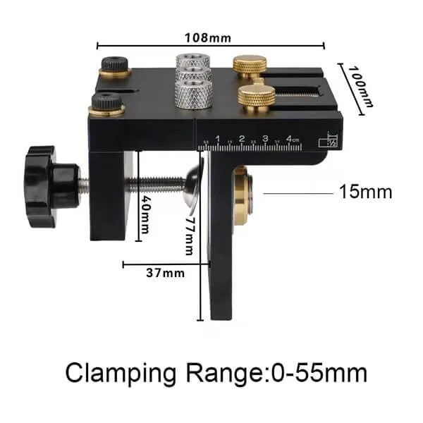 Levoite™ Precision 3 in 1 Doweling Jig Kit Cam and Dowel Jig