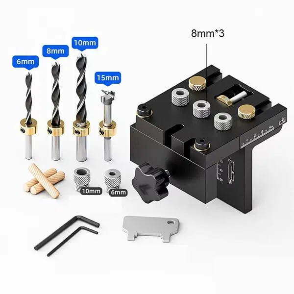 Levoite™ Precision 3 in 1 Doweling Jig Kit Cam and Dowel Jig