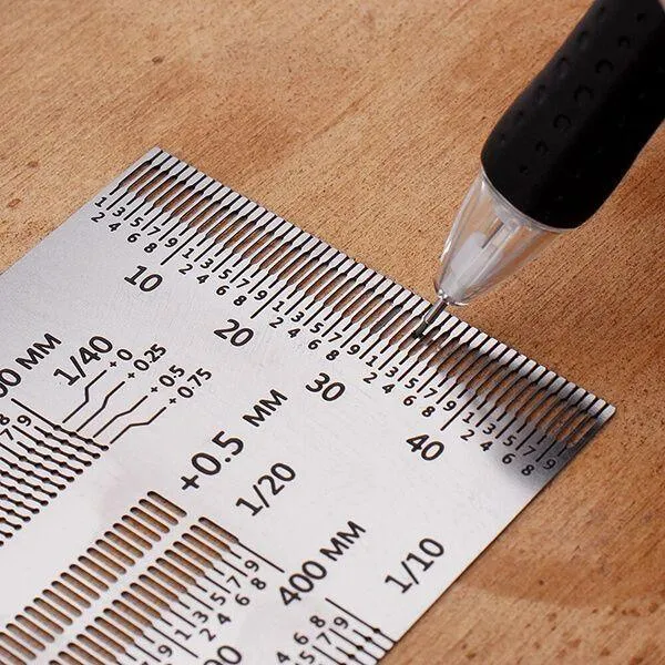 Levoite™ Pro T-Rules Measure Marking Scribing Ruler for Woodworking