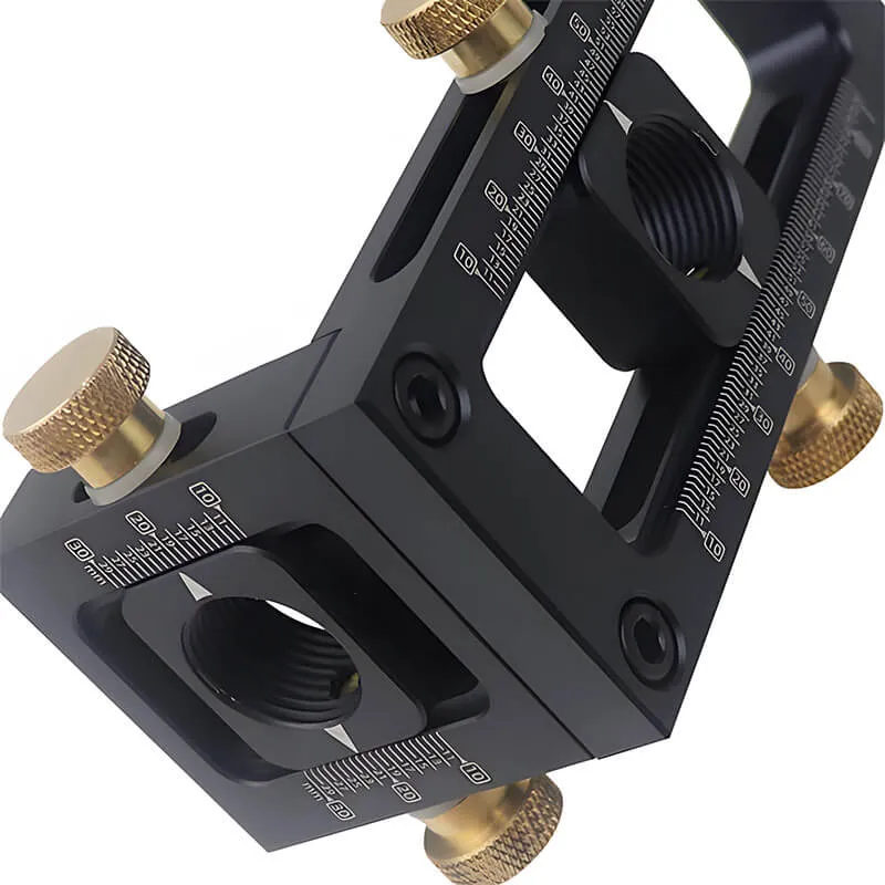 Levoite™ Universal Cross Dowel Flat Head Screw Jig