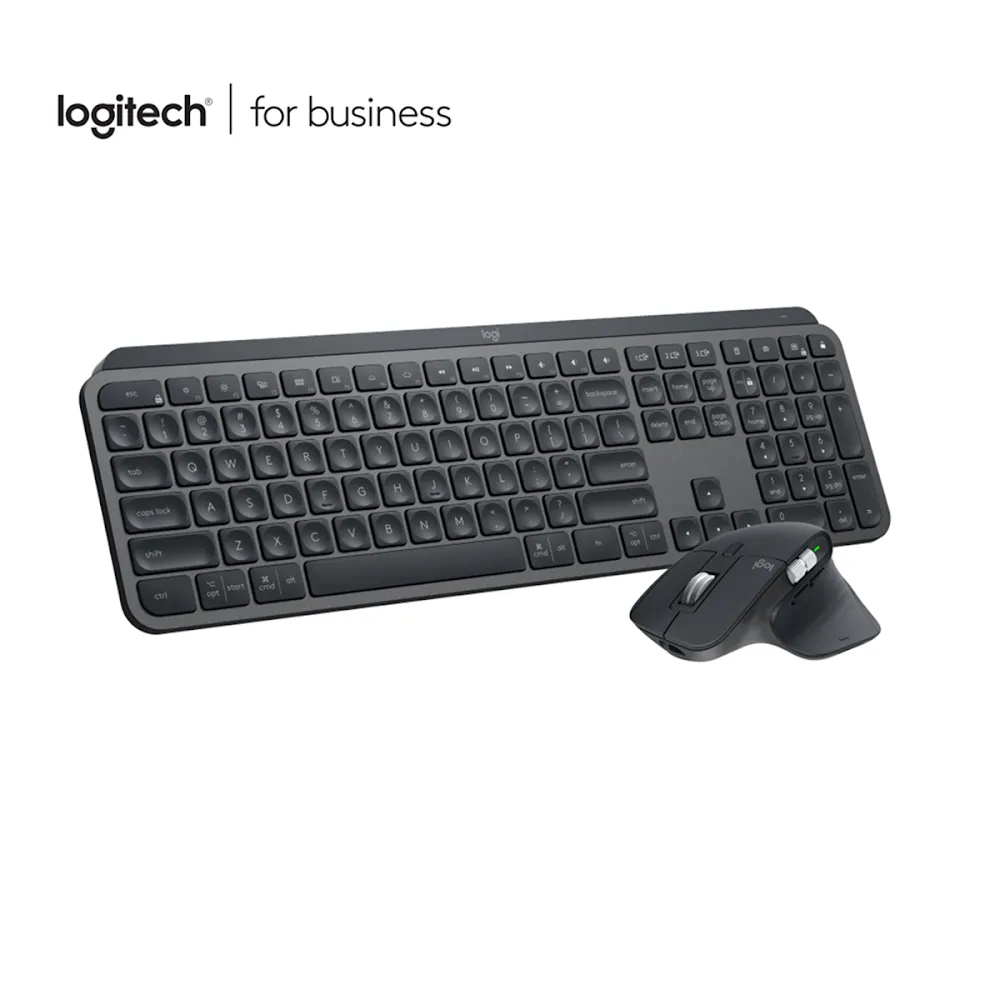 Logitech Mx Keys Combo For Business Generation 2 - Graphite (Bolt With 2 Years Warranty)