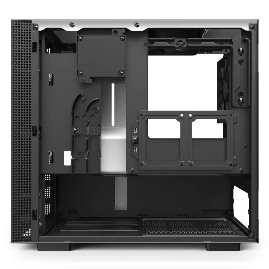 NZXT H210i Matte White Mini Tower Black, White