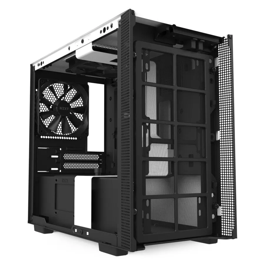 NZXT H210i Matte White Mini Tower Black, White