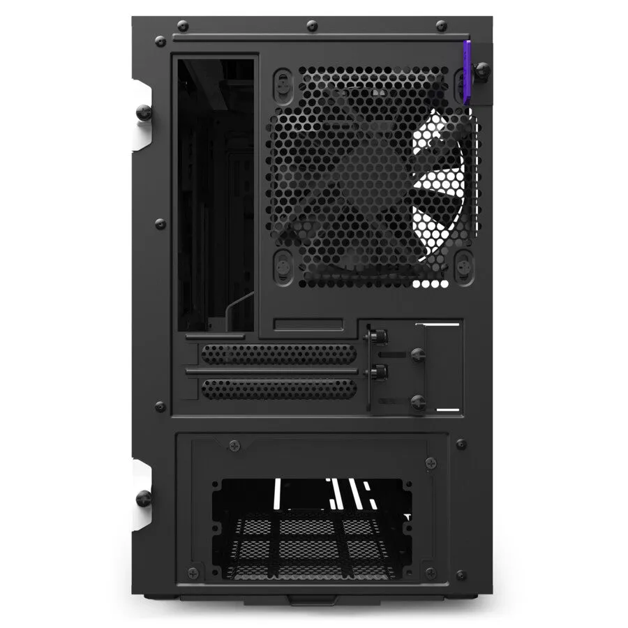 NZXT H210i Matte White Mini Tower Black, White