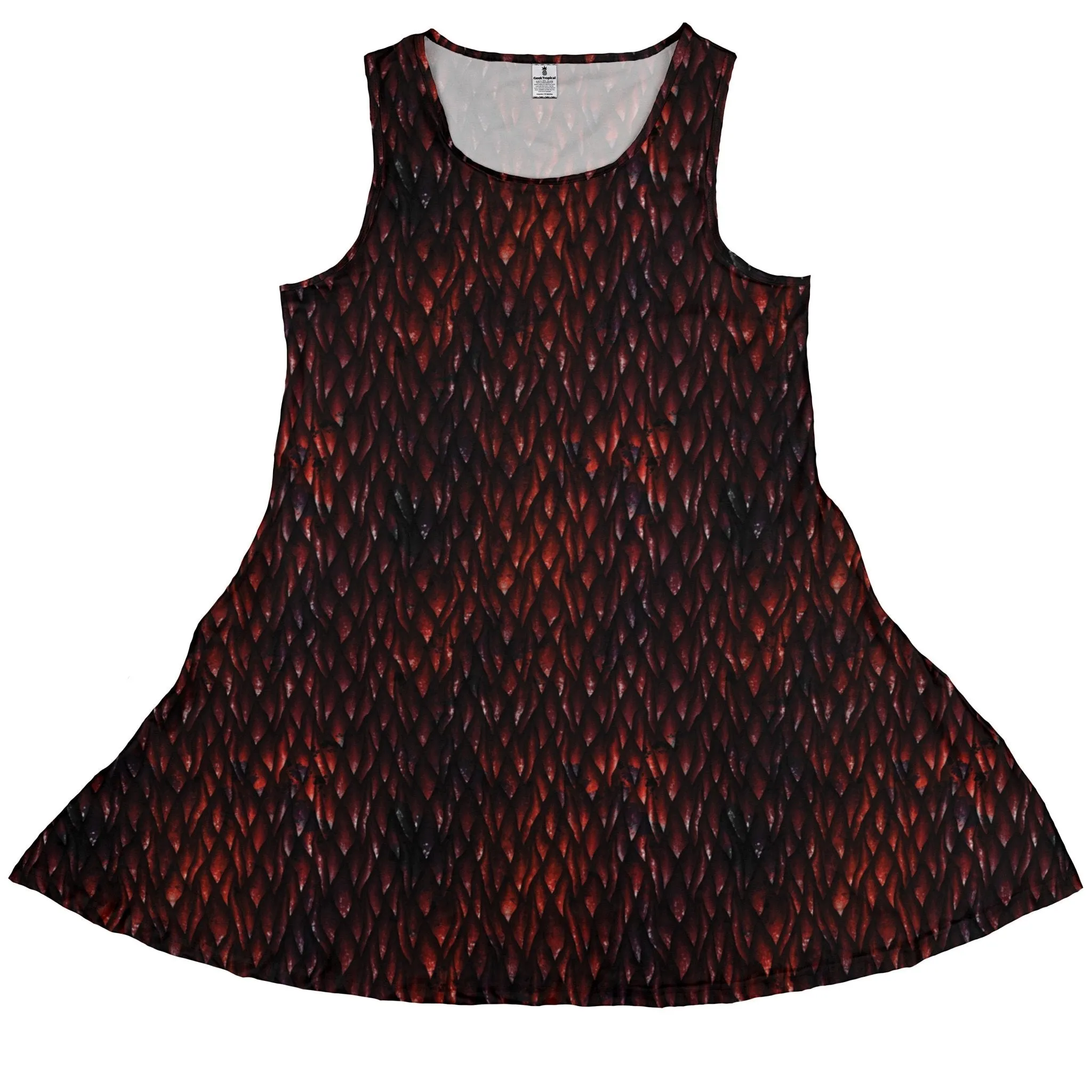 Red Dragon Scales Dnd Dress