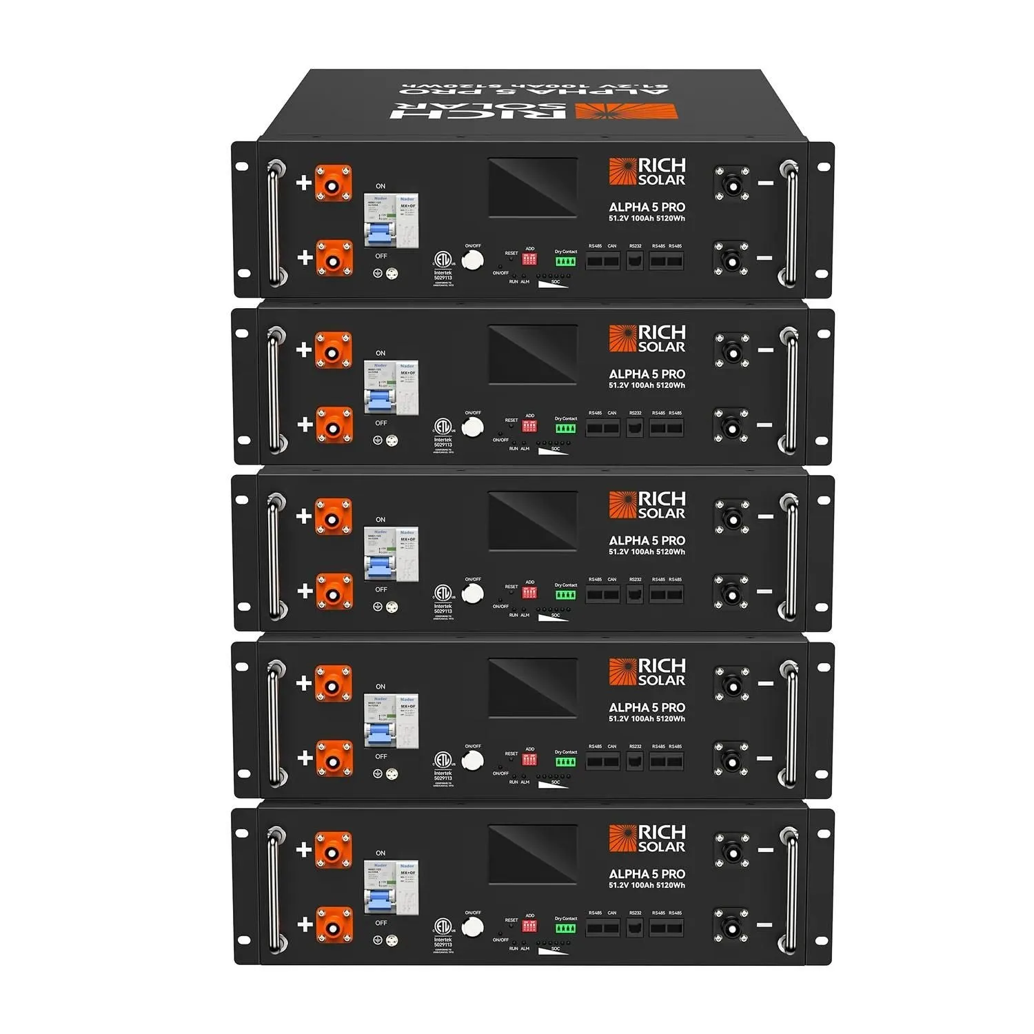 Rich Solar ALPHA 5 PRO 51.2V 100Ah Lithium Battery