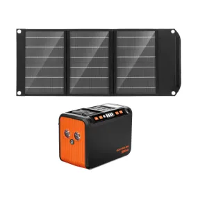 ROCKSOLAR Weekender MAX 80W 111Wh Portable Solar Generator Kit