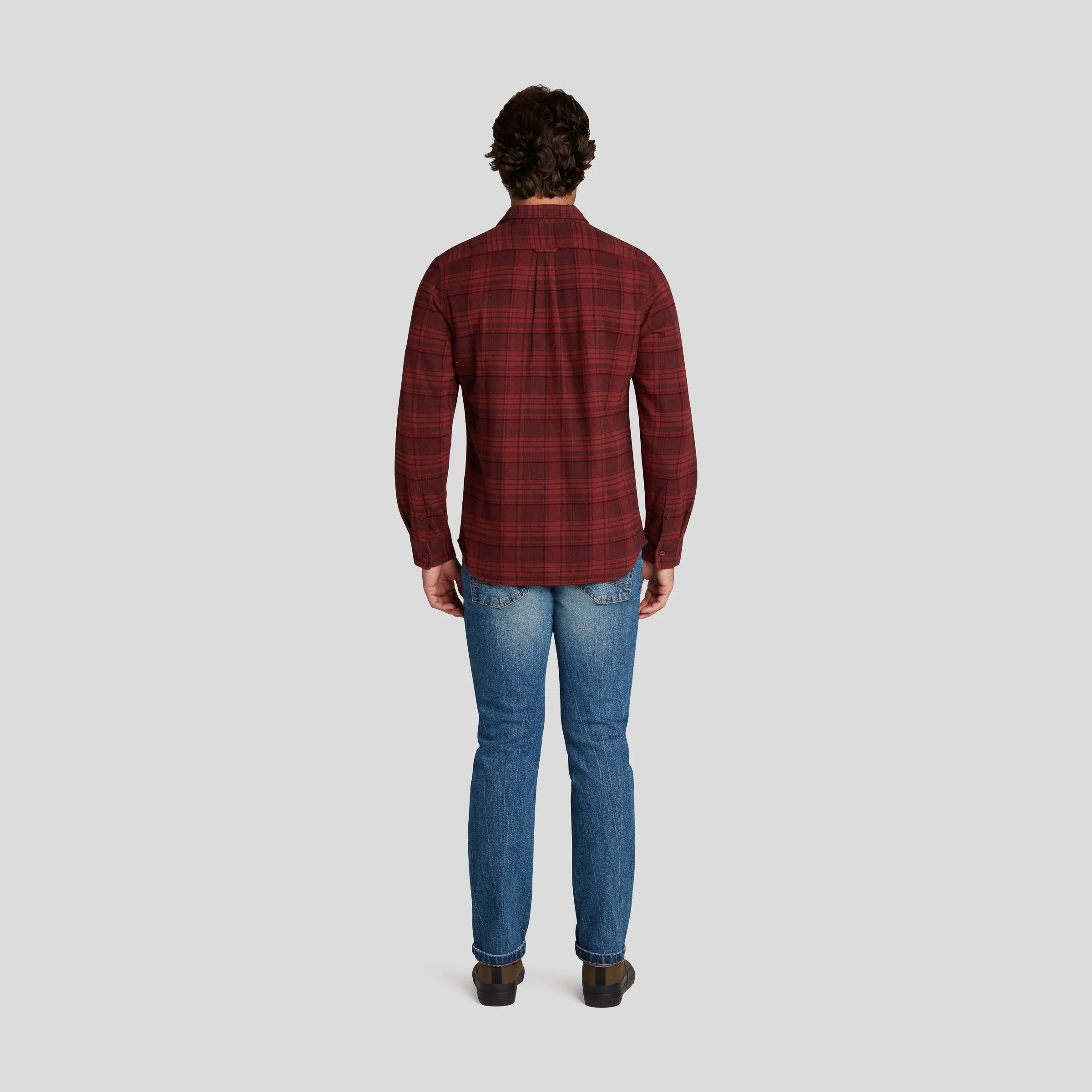 Russet Heritage Flannel - Russet Red