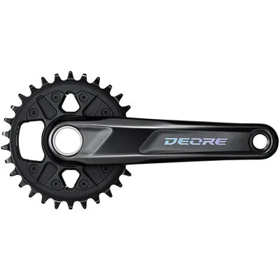 Shim Ckst,Deore,175,12Spd Fc-M6100-1,W/30T,Black Deore M6100 12-Speed Crankset  Crankarm