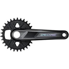 Shim Ckst,Deore,175,12Spd Fc-M6100-1,W/32T,Black Deore M6100 12-Speed Crankset  Crankarm