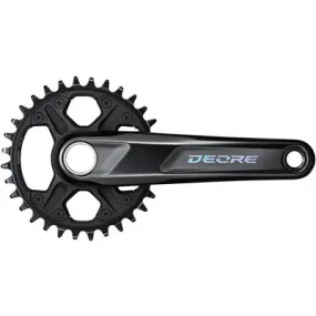 Shim Ckst,Deore,175,12Spd Fc-M6120-1,W/32T,Black Deore M6120 12-Speed Crankset  Crankarm