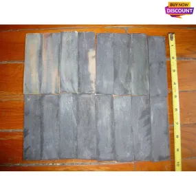 Vaired size 5x20cm Water  Black Bufallo horn Scales for making bow/knife handles ring/eyeglass frame