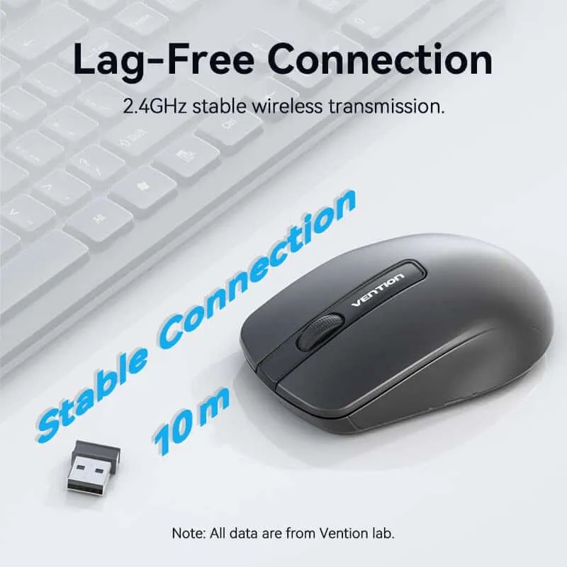 Vention 3-Button Wireless Computer Mouse