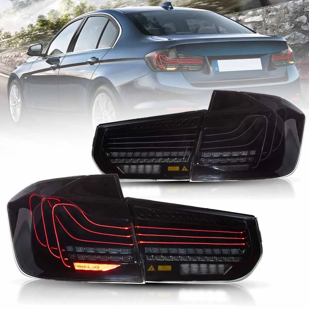 VLAND Laser Tail Lights For BMW 3-Series M3 F30 F35 F80 2012-2019 CSL Style [E-MARK.]