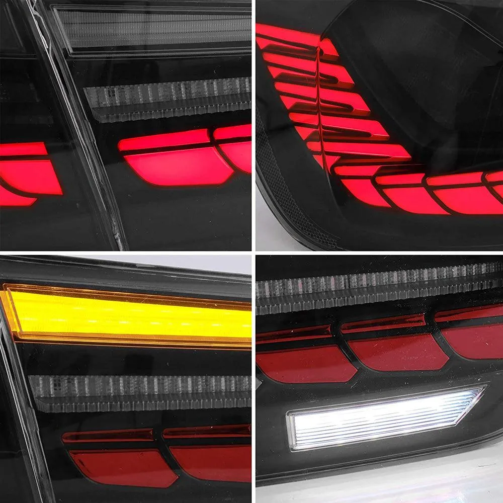 VLAND OLED Tail Lights For BMW 3-Series F30 F35 F80 M3 6th Gen Sedan 2012-2018 [E-MARK. DOT.]